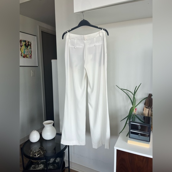 Aritzia Ten Dame Light Birch Low Rise Wide Leg Formal Evening Business Pant Sz2 - Picture 7 of 16